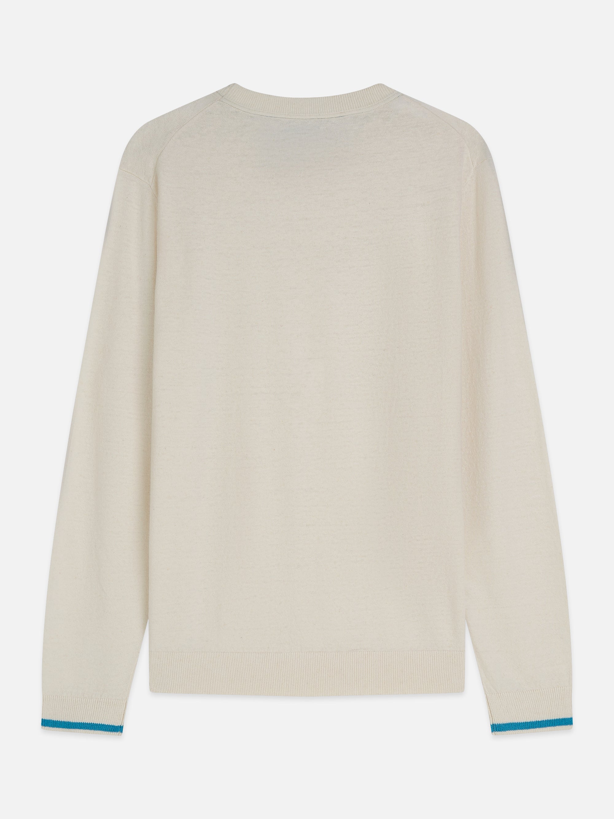 Linenblend Regular Fit Pullover - Eggnog