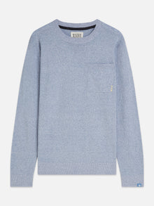 Linenblend Melange Regular Fit Pullover - Infinity Melange