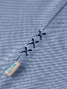Polo 3 Crosses Piqué Coupe Décontractée Teint en Pièces - Infinity