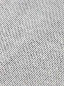 Structured Relaxed Fit Long Sleeved Polo  - Grey