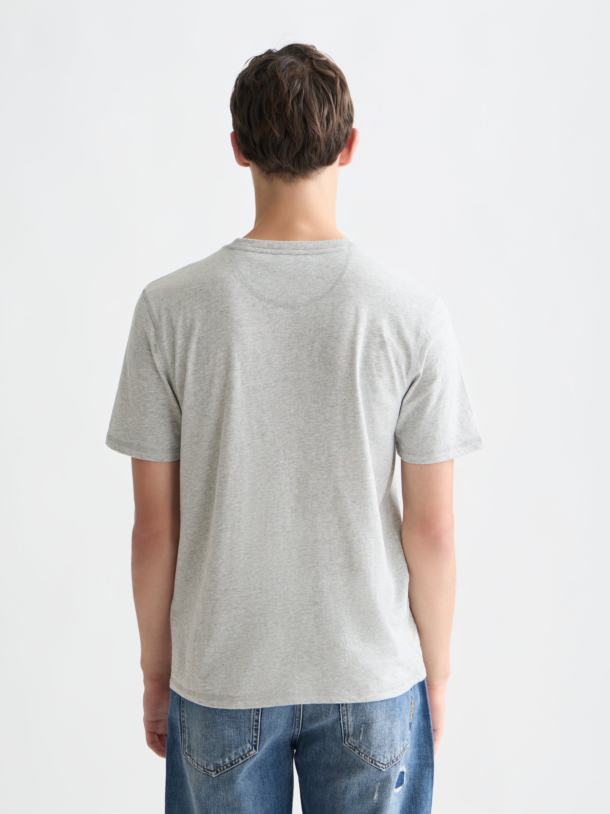 Melange Regular Fit T-Shirt - Grey Heather