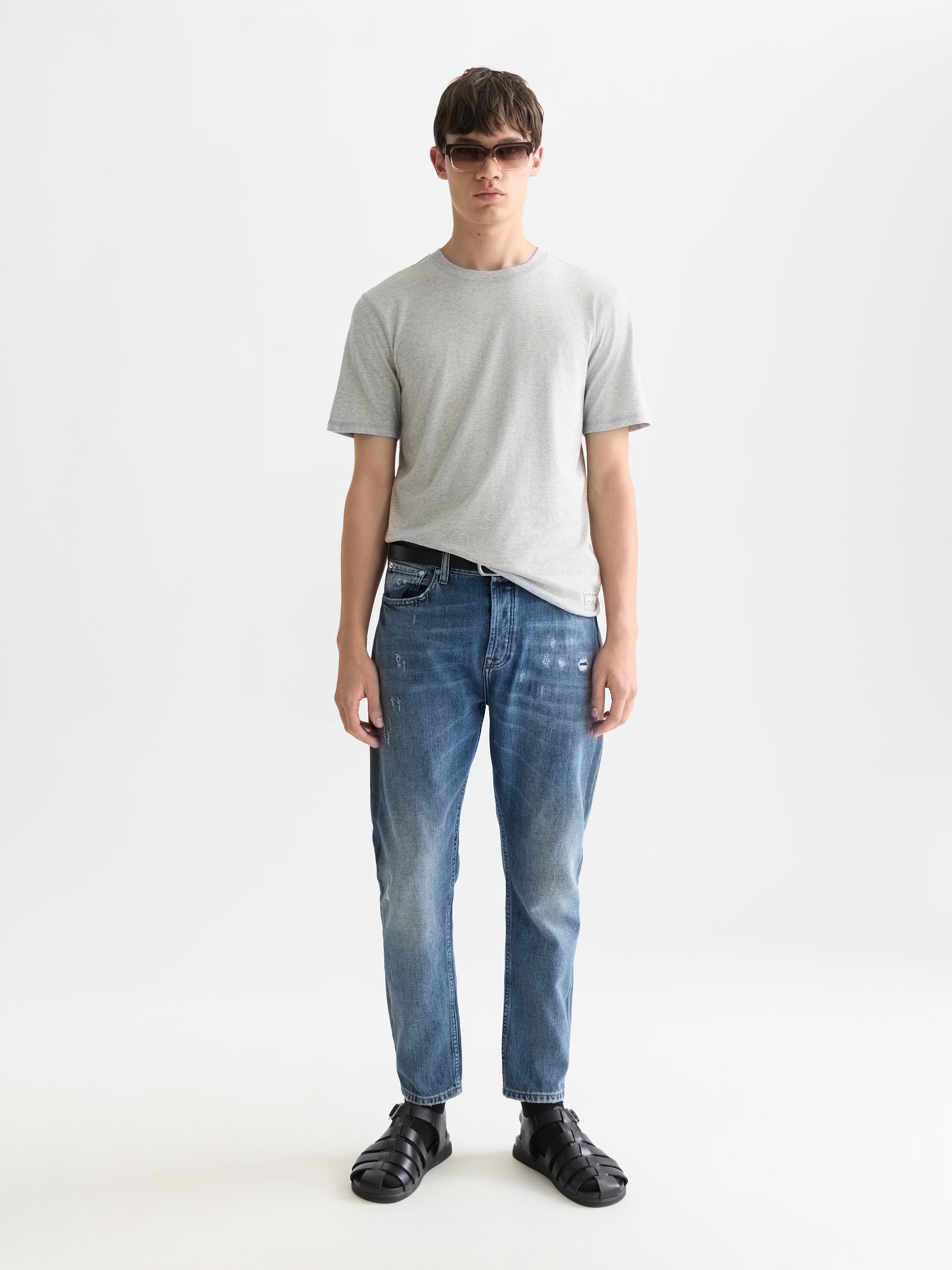 Melange Regular Fit T-Shirt - Grey Heather