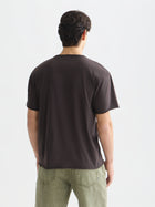 Rawedged Relaxed Fit Garmentdyed T-Shirt - Meteorite