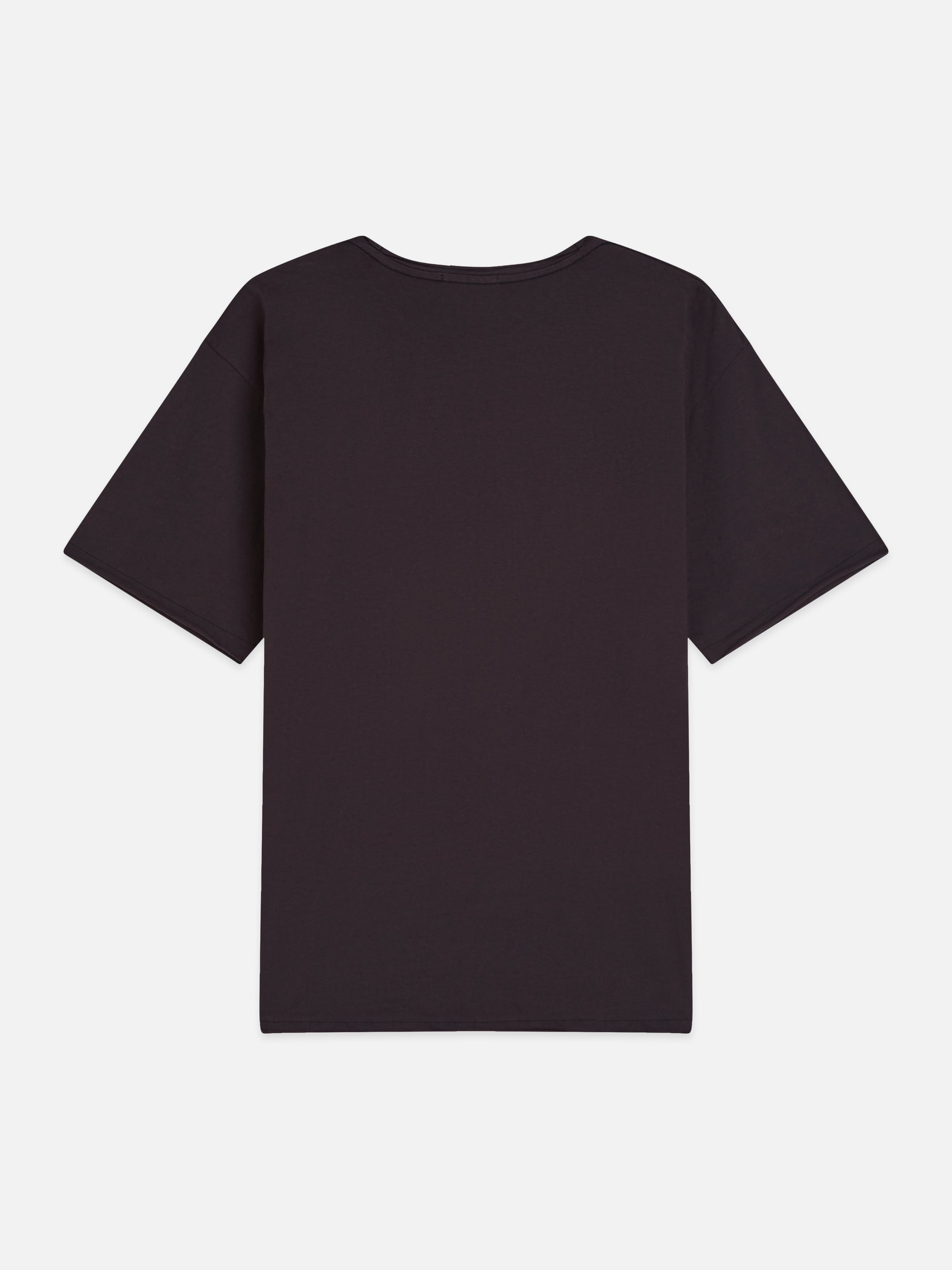 Rawedged Relaxed Fit Garmentdyed T-Shirt - Meteorite