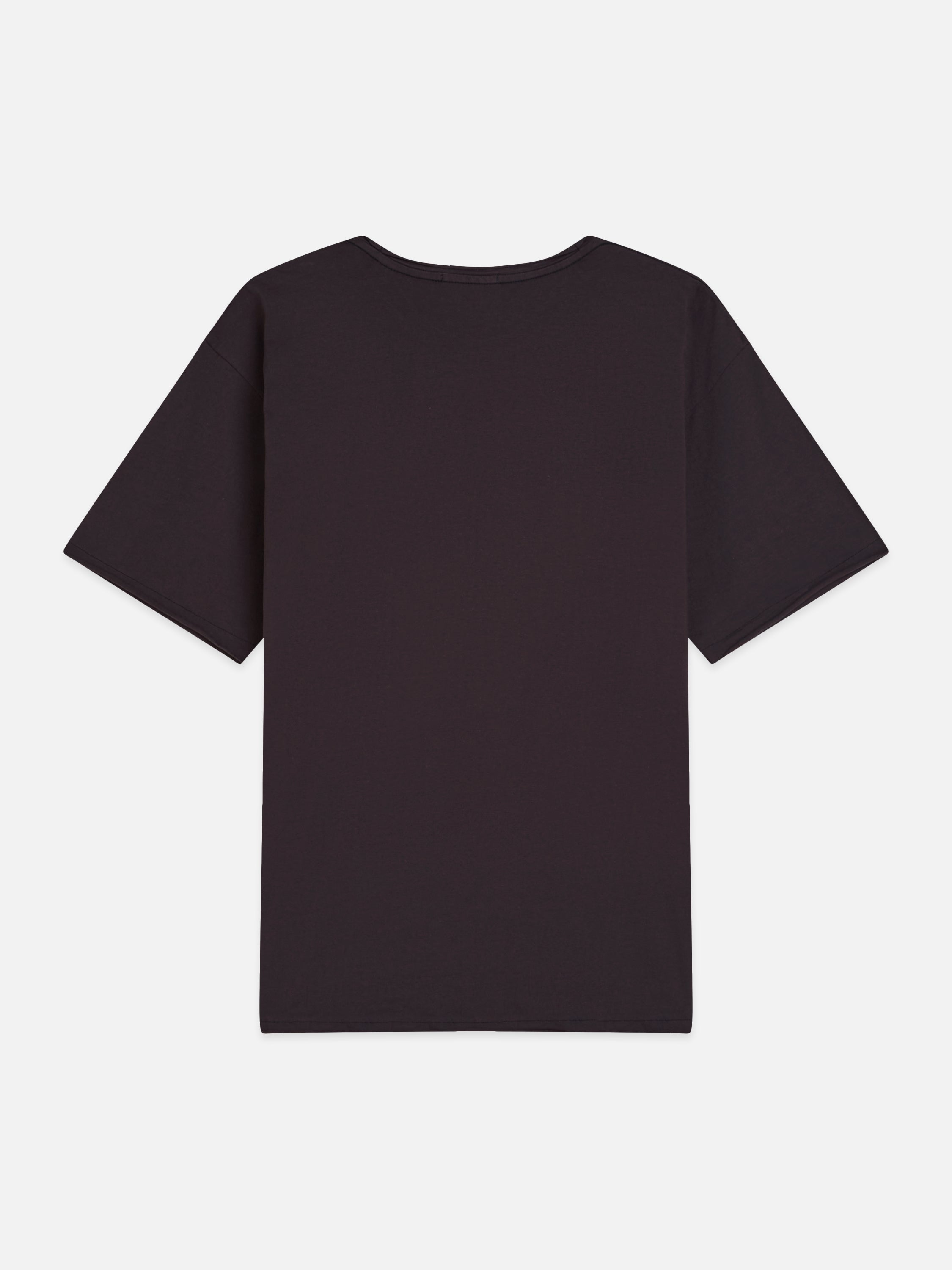 Rawedged Relaxed Fit Garmentdyed T-Shirt - Meteorite