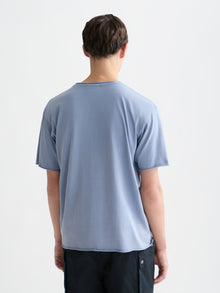 Rawedged Relaxed Fit Garmentdyed T-Shirt - Infinity