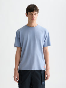 Rawedged Relaxed Fit Garmentdyed T-Shirt - Infinity