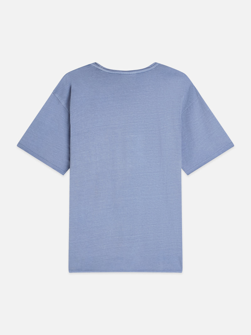 Rawedged Relaxed Fit Garmentdyed T-Shirt - Infinity