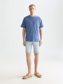 T-shirt coupe décontractée en éponge jacquard - Infinity