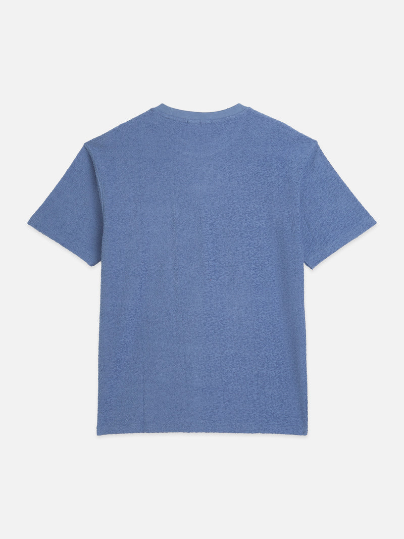 Jacquard Towelling Relaxed Fit T-Shirt - Infinity