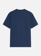 Slubyarn Chest Artwork Relaxed Fit T-Shirt - Pageant Blue