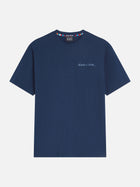 Slubyarn Chest Artwork Relaxed Fit T-Shirt - Pageant Blue