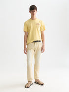 Left Chest Artwork Regular Fit T-Shirt - Raffia
