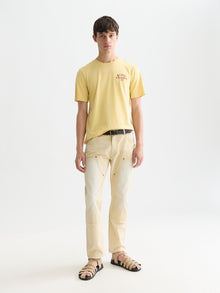 Left Chest Artwork Regular Fit T-Shirt - Raffia
