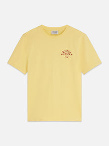 Left Chest Artwork Regular Fit T-Shirt - Raffia