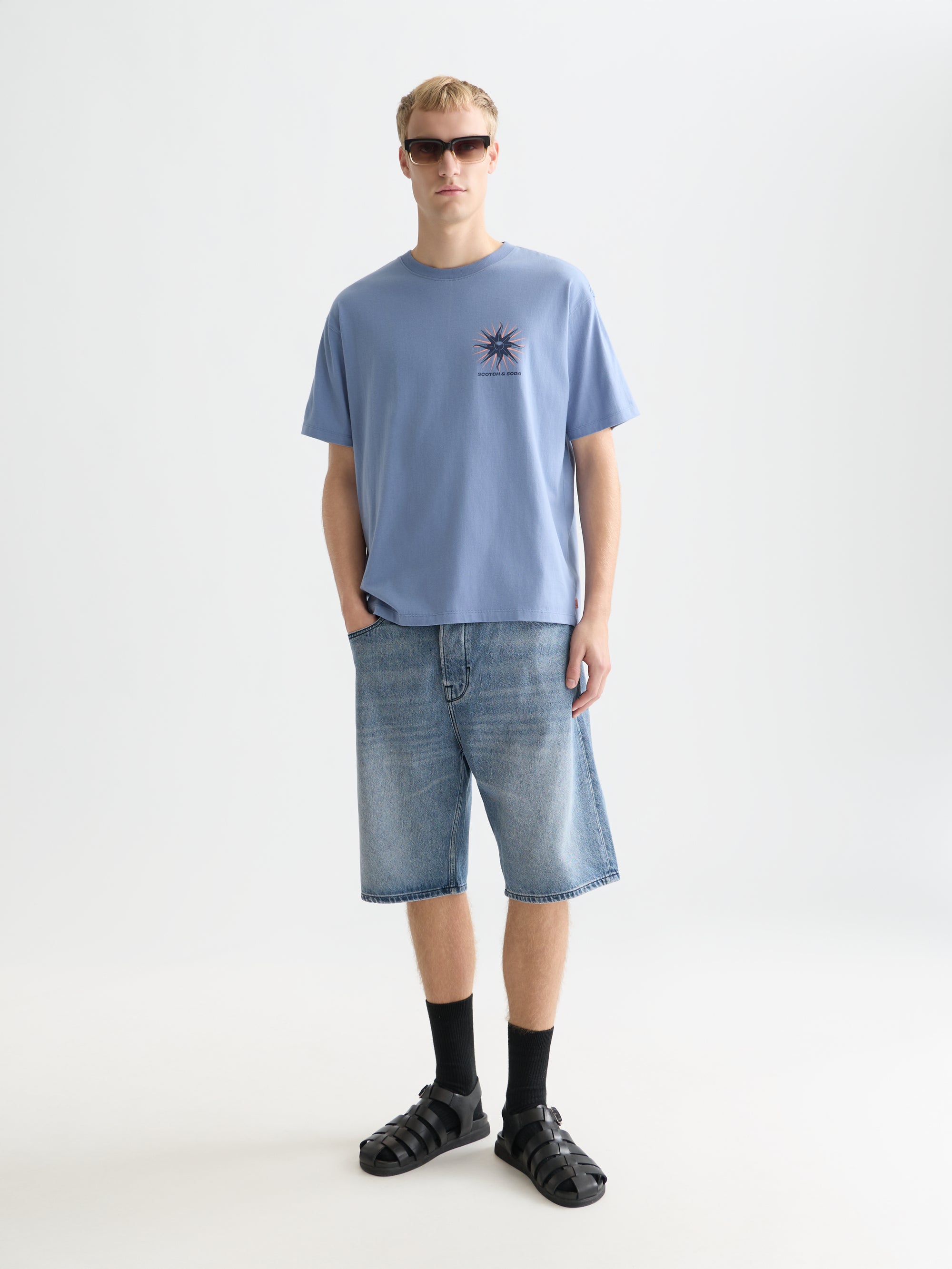 Front And Back Artwork Relaxed Fit T-Shirt - Infinity