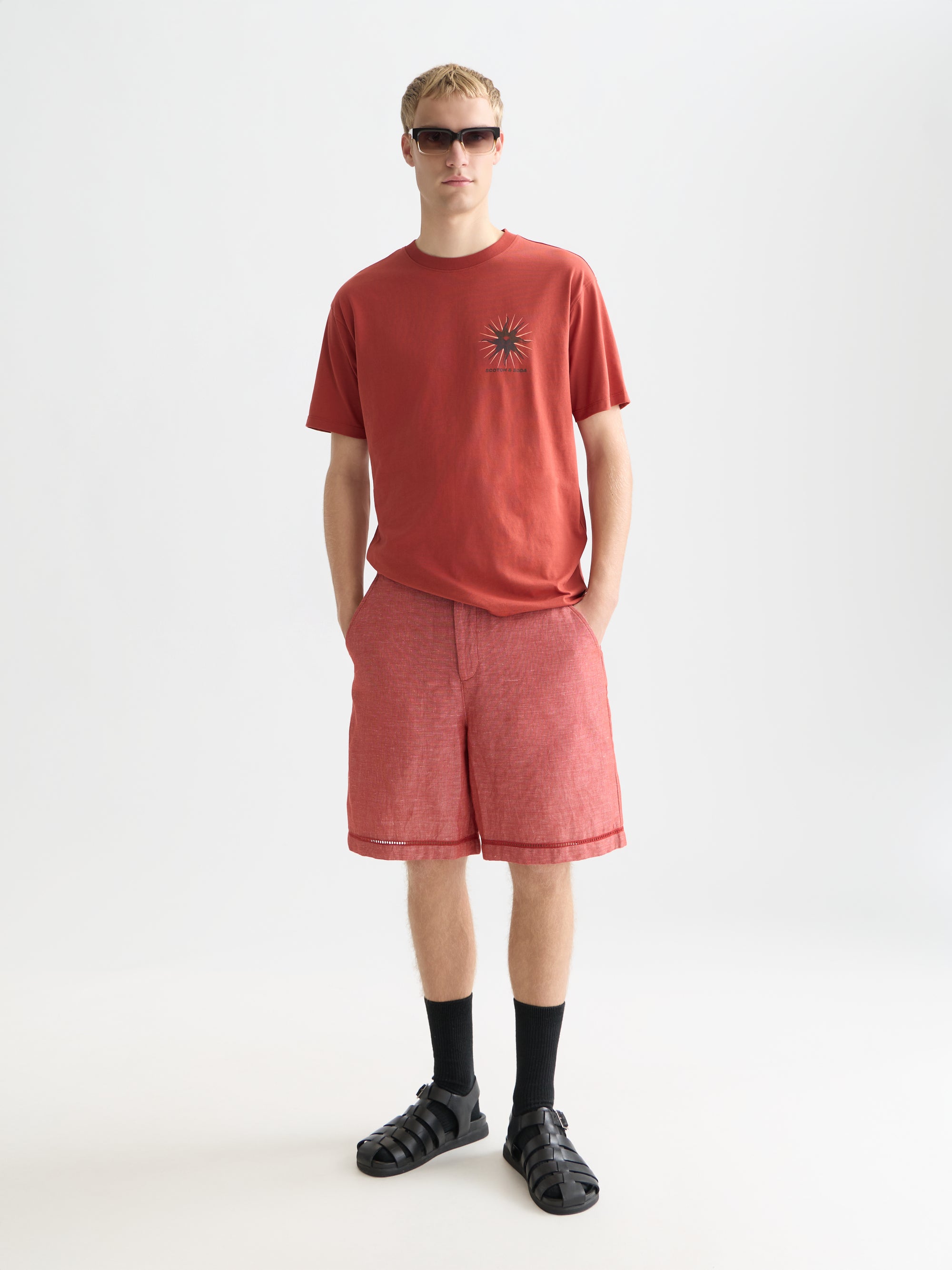 T-shirt coupe décontractée avec motif recto verso - Bossa Nova