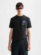Front And Back Artwork Regular Fit T-Shirt - Meteorite