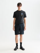 Front And Back Artwork Regular Fit T-Shirt - Meteorite