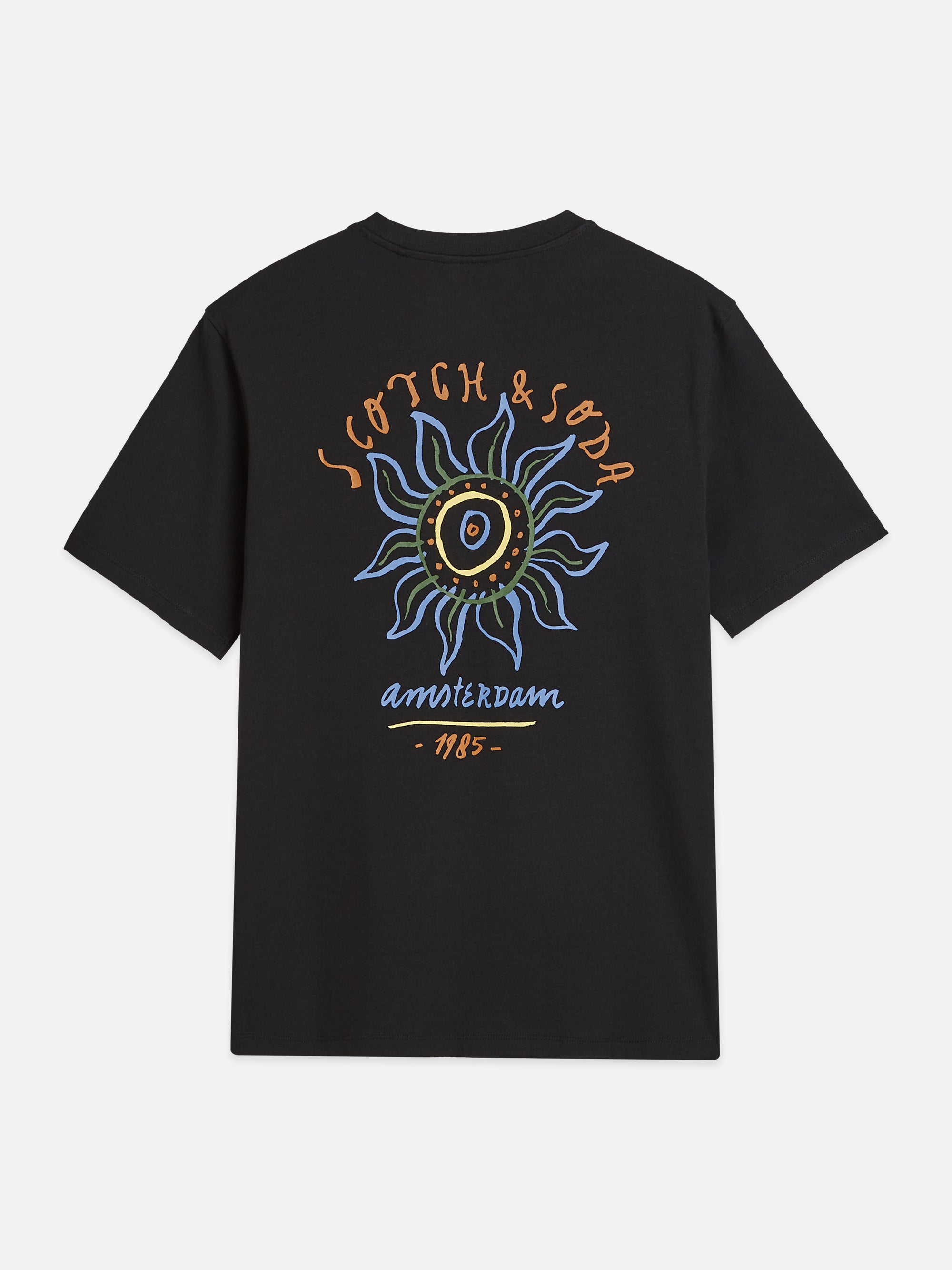 Front And Back Artwork Regular Fit T-Shirt - Meteorite