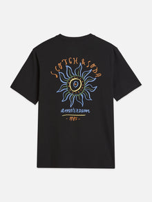 Front And Back Artwork Regular Fit T-Shirt - Meteorite