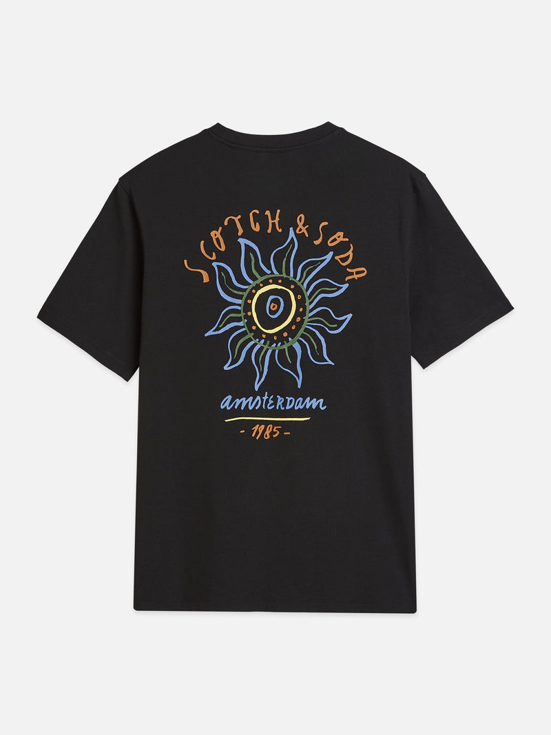 Front And Back Artwork Regular Fit T-Shirt - Meteorite