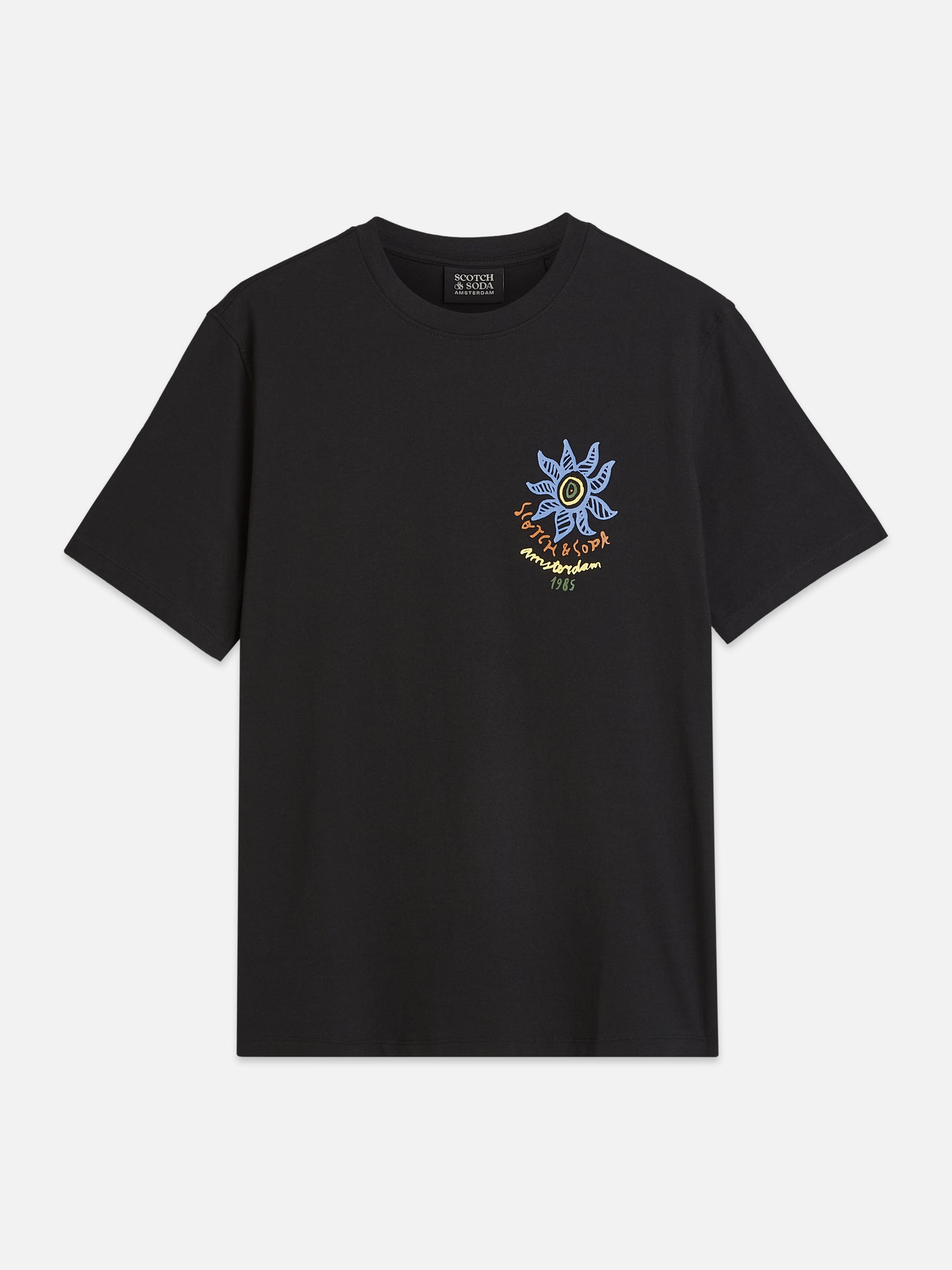 Front And Back Artwork Regular Fit T-Shirt - Meteorite