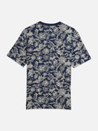 T-shirt imprimé coupe classique - Robe bandana porte-bonheur bleue