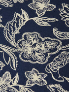 T-shirt imprimé coupe classique - Robe bandana porte-bonheur bleue