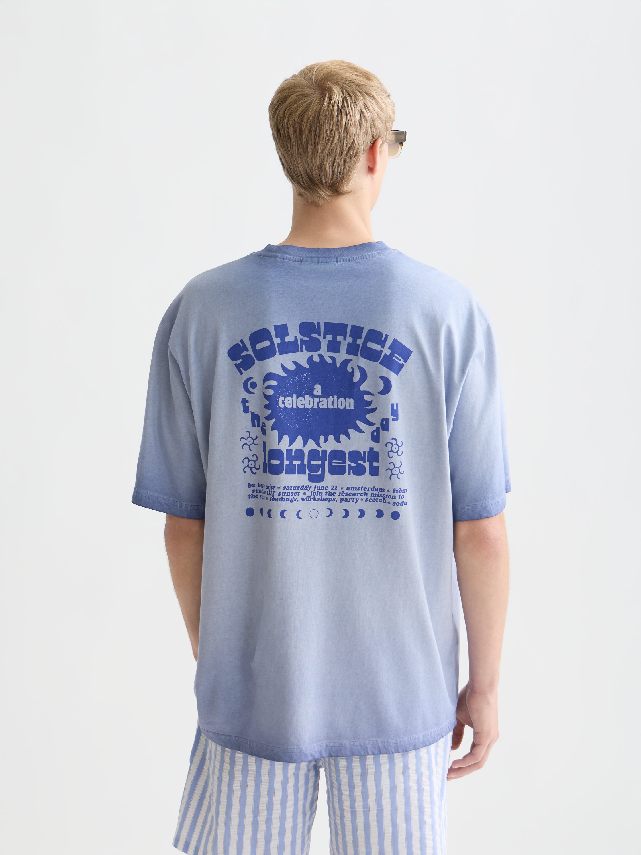 Front And Back Artwork Colddyed T-Shirt - Infinity