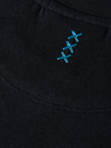 T-shirt 3 Crosses en coton et lin, coupe classique - Météorite