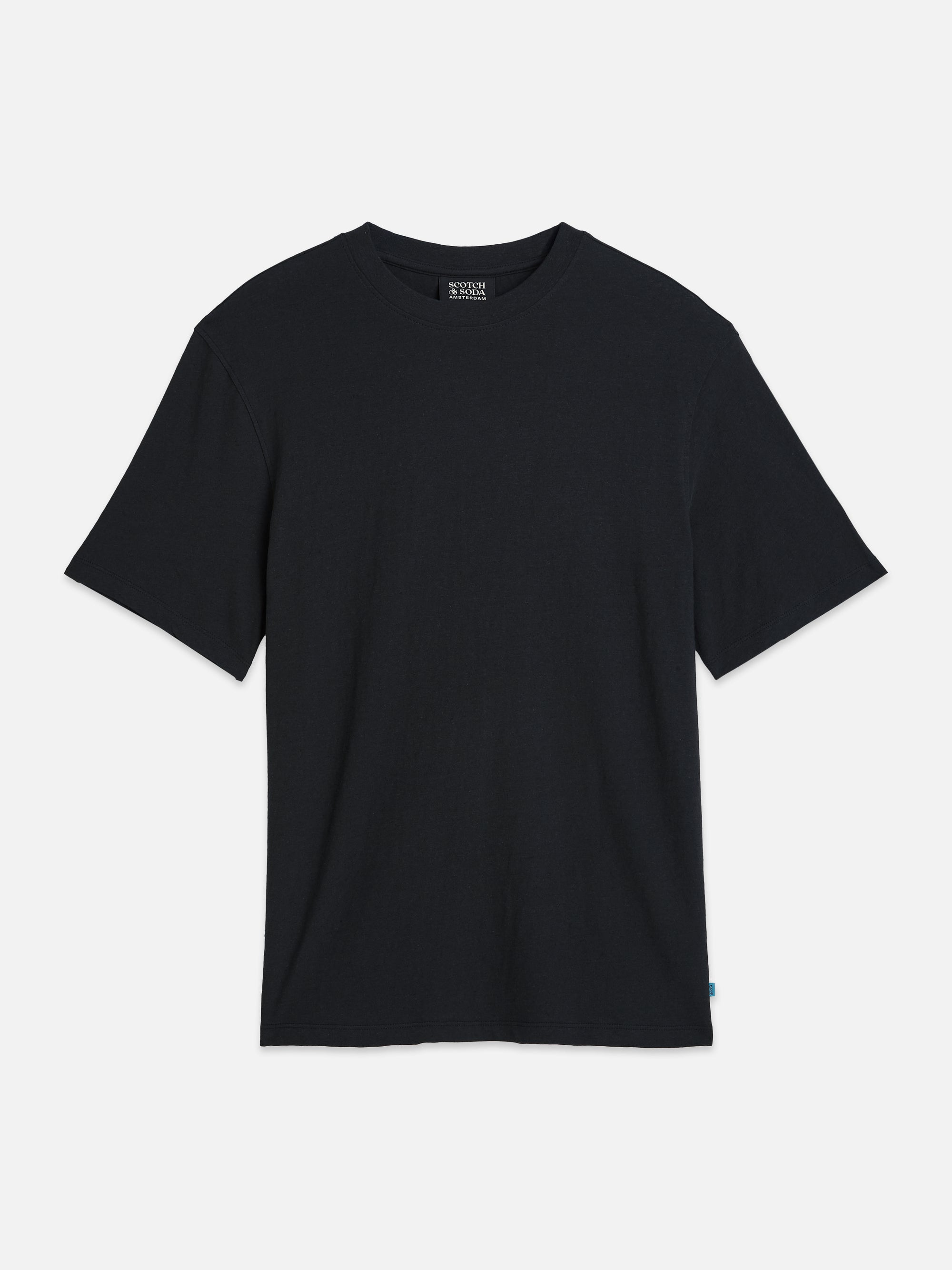 T-shirt 3 Crosses en coton et lin, coupe classique - Météorite