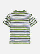 Relaxed Fit Yarndyed T-Shirt - Garden Green Stripe