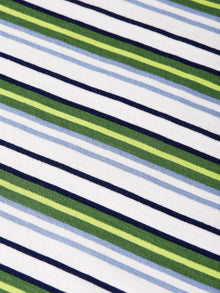 Relaxed Fit Yarndyed T-Shirt - Garden Green Stripe
