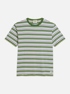 Relaxed Fit Yarndyed T-Shirt - Garden Green Stripe