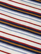 T-shirt coupe décontractée en fil teint - Rayures bleues concours