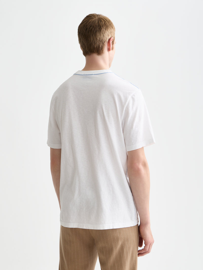 T-shirt graphique délavé coupe classique - Blanc cassé