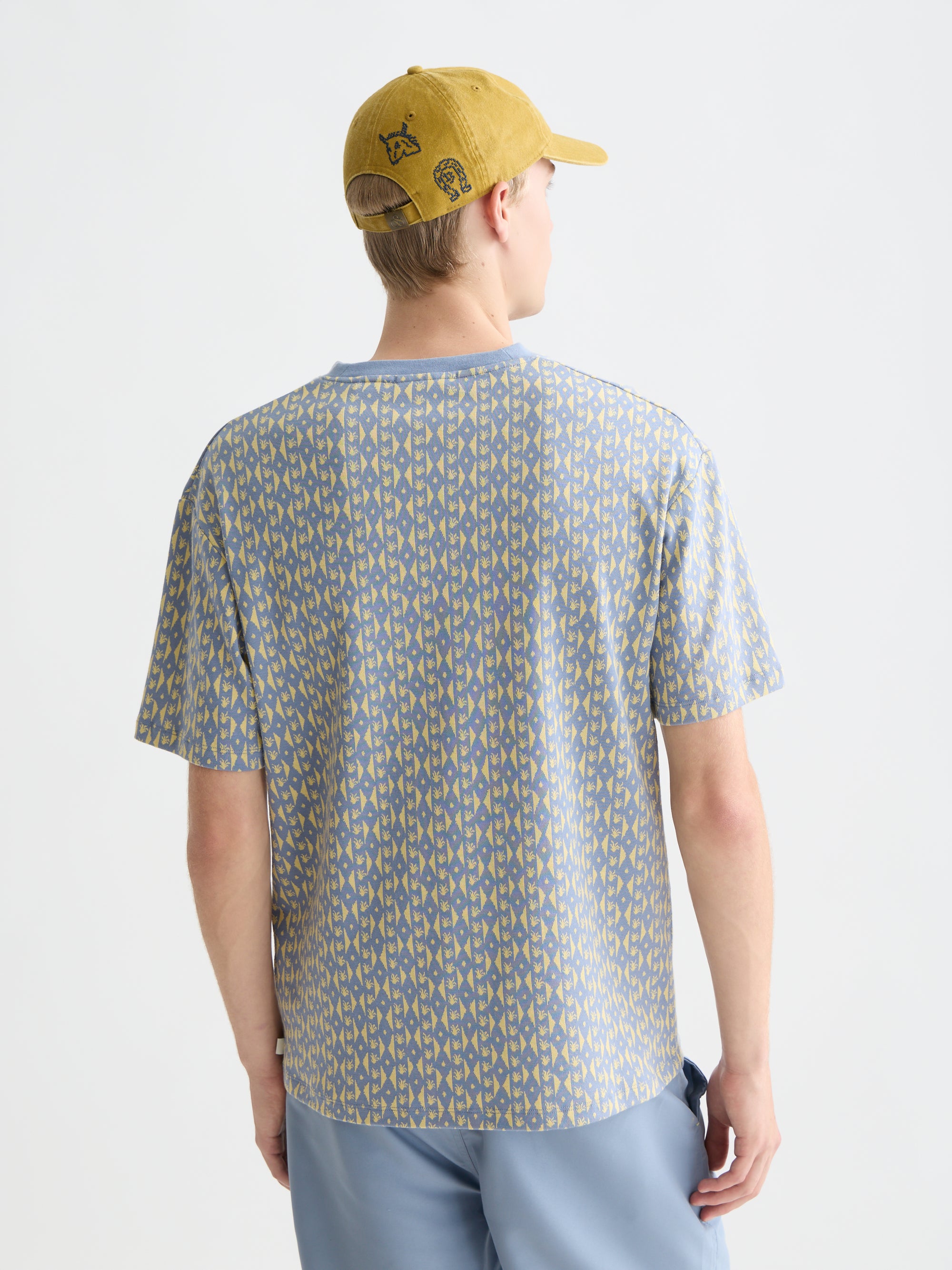 T-shirt Jacquard coupe décontractée - Rayures Cactus Infinity