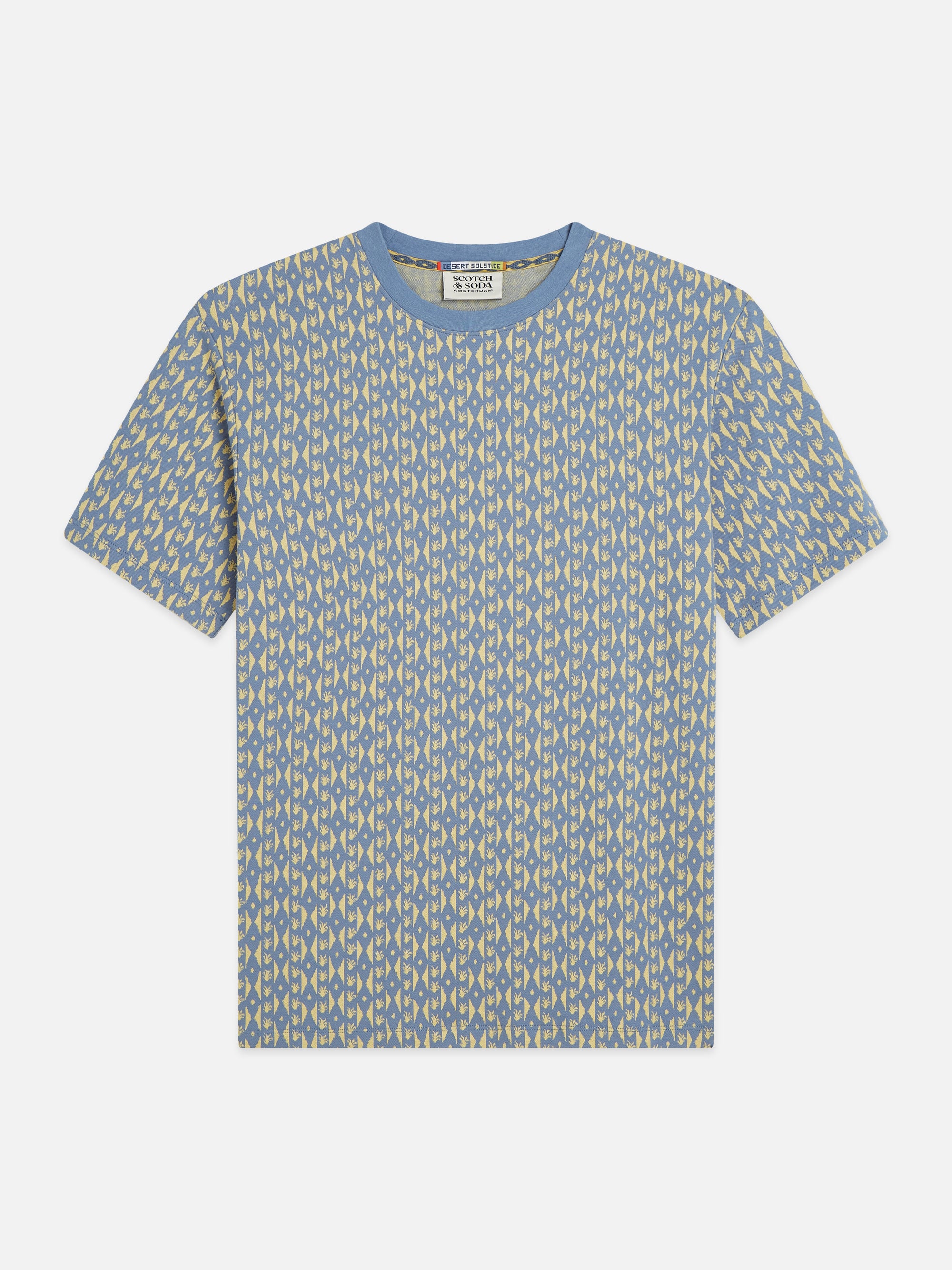 T-shirt Jacquard coupe décontractée - Rayures Cactus Infinity