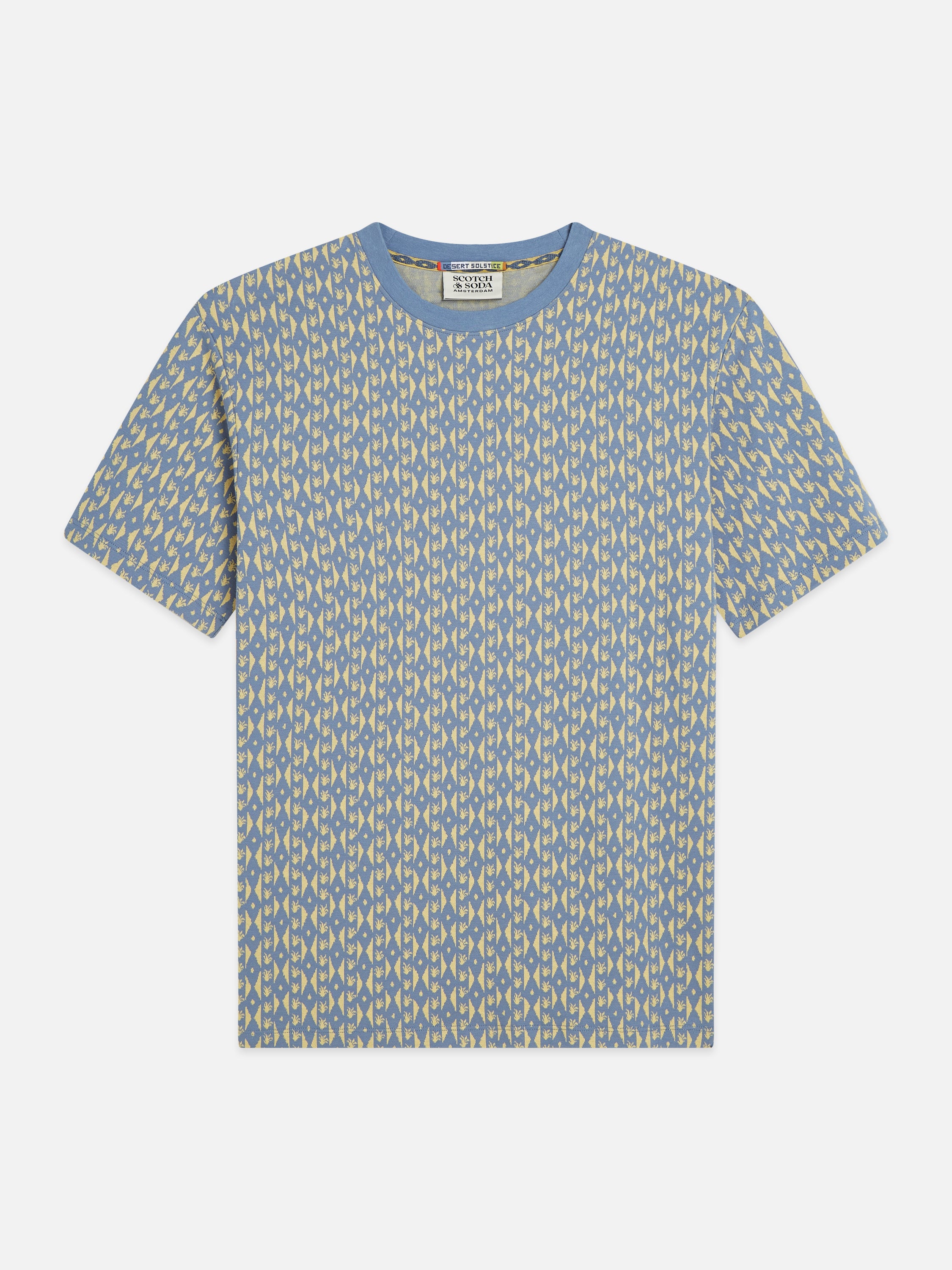 T-shirt Jacquard coupe décontractée - Rayures Cactus Infinity
