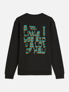 Front And Back Artwork Regular Fit Sweatshirt - Meteorite