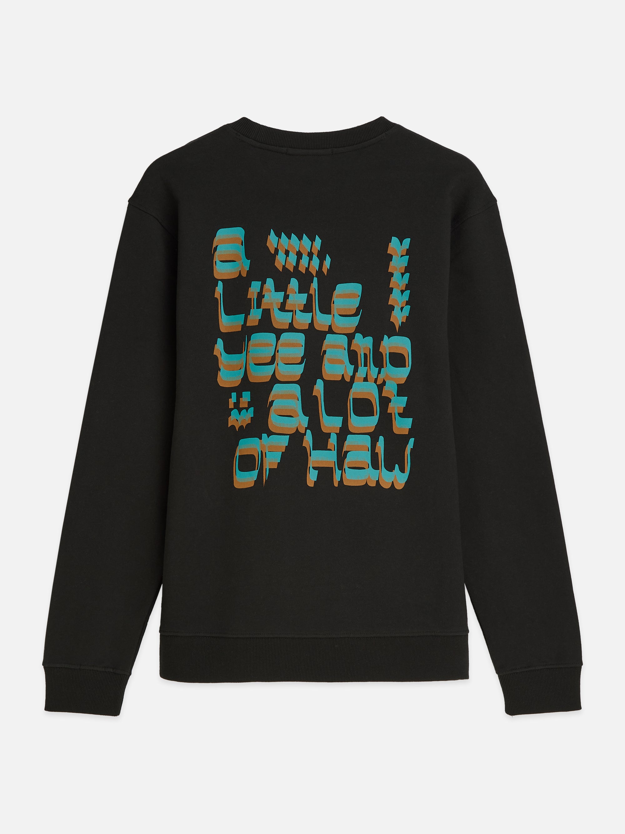 Front And Back Artwork Regular Fit Sweatshirt - Meteorite