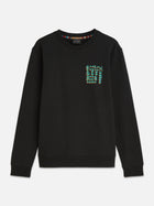 Front And Back Artwork Regular Fit Sweatshirt - Meteorite