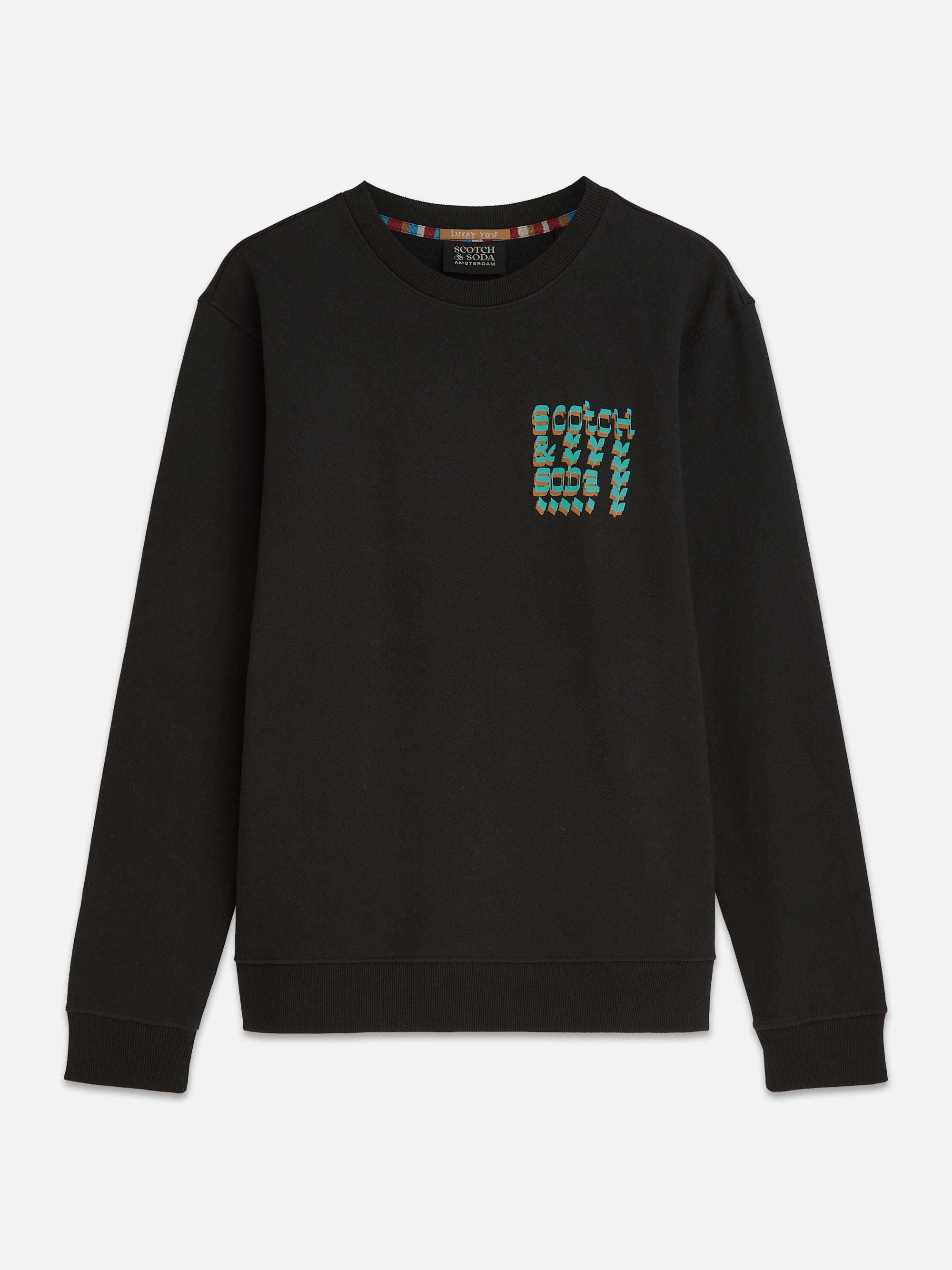 Front And Back Artwork Regular Fit Sweatshirt - Meteorite