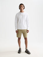 Chest Logo Regularfit  Longsleeved T-Shirt - Bright White