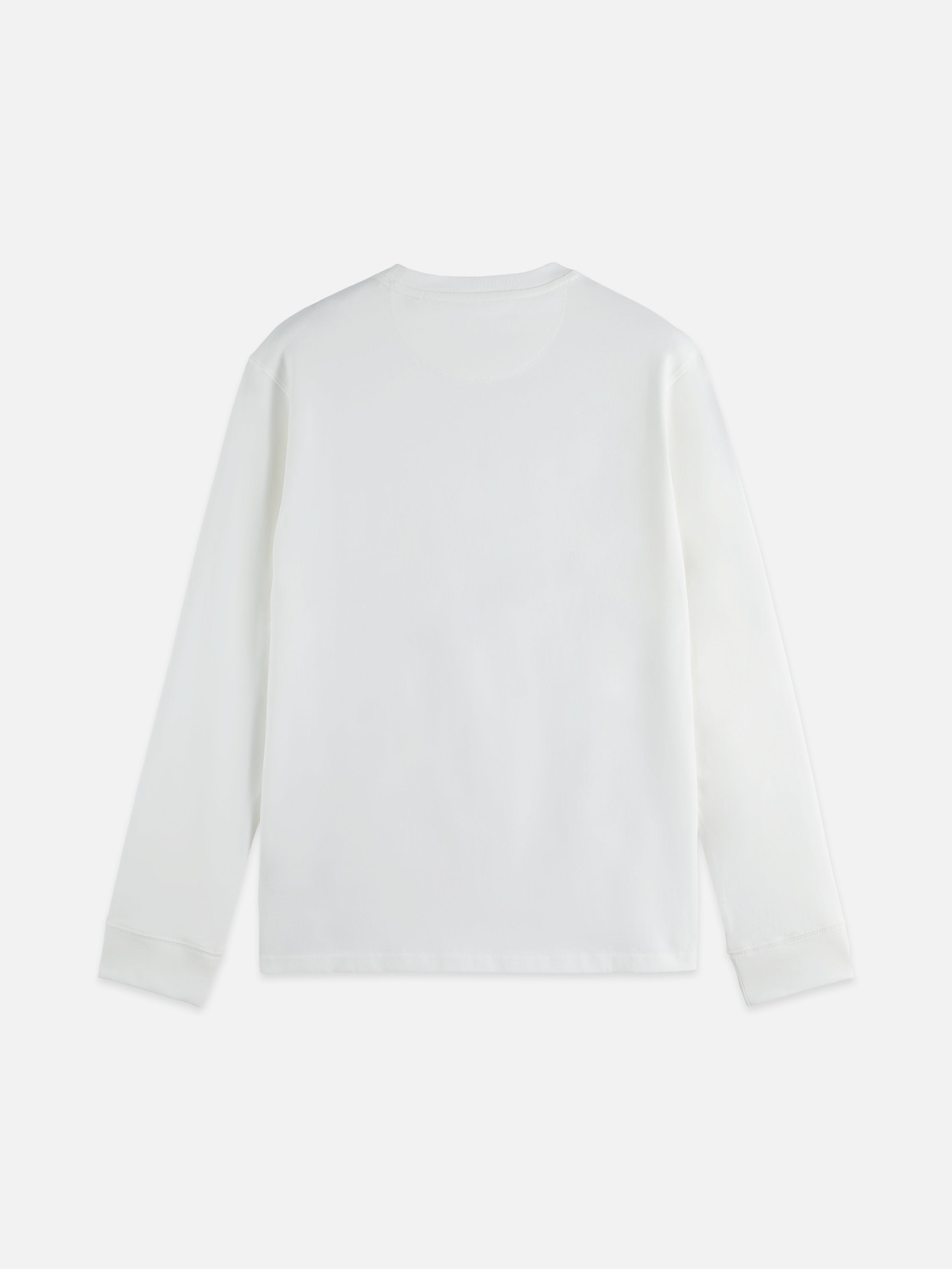 Chest Logo Regularfit  Longsleeved T-Shirt - Bright White