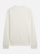 Henley Slub Yarn Regular Fit Long Sleeved T-Shirt - Eggnog