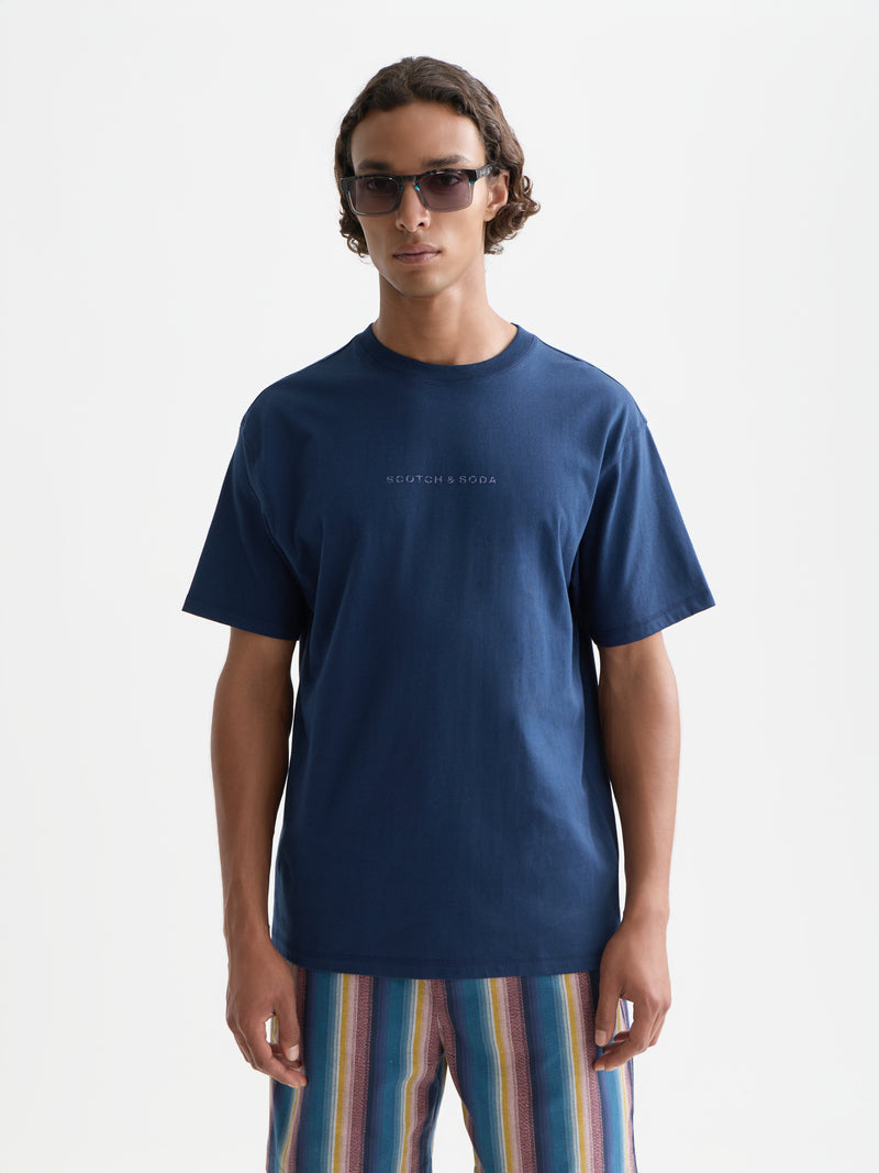 Seasonal Core Chest Artwork RelaxedFit T-Shirt - Pageant Blue