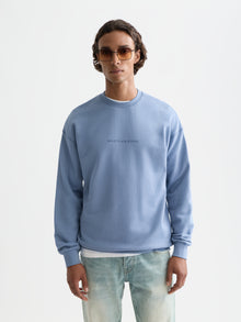 Seasonal Core Front Chest Logo Relaxed Fit Sweatshirt - Infinity