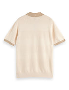 Regular Fit Knitted Polo - Eggnog
